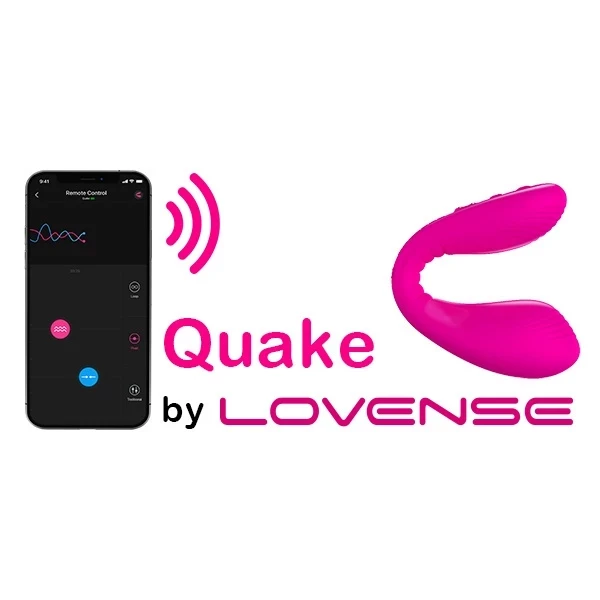 性生活/性用品/性健康/Lovense - Quake Dolce 双振动器 G 点阴蒂应用程序控制的女性性玩具和 LDR